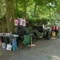 There's a US-Army jeep by the entrance, The Brome and Oakley Fete, Brome Hall, Suffolk - 12th July 2025