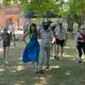 Another classic: the three-legged race, The Brome and Oakley Fete, Brome Hall, Suffolk - 12th July 2025