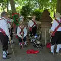 The Morris dancers take a break, The Brome and Oakley Fete, Brome Hall, Suffolk - 12th July 2025
