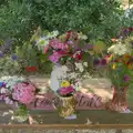 Various flower displays, The Brome and Oakley Fete, Brome Hall, Suffolk - 12th July 2025