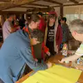 Fred has a go in the raffle, A Wet Walk to the Black Horse, Thorndon, Suffolk - 20th July 2025