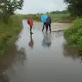 It's been raining fairly heavily, A Wet Walk to the Black Horse, Thorndon, Suffolk - 20th July 2025