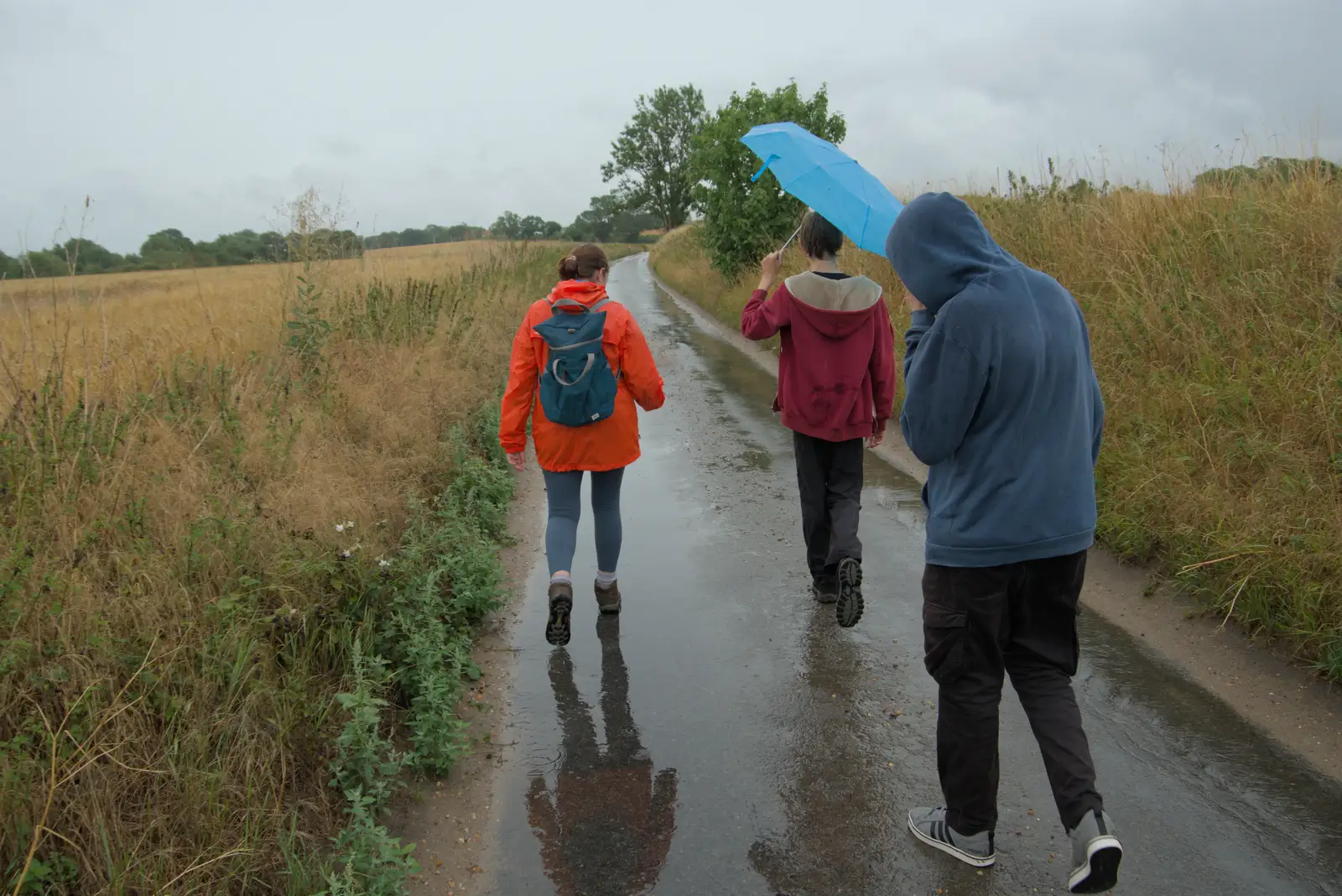 We're back on the Clint Road, from A Wet Walk to the Black Horse, Thorndon, Suffolk - 20th July 2025