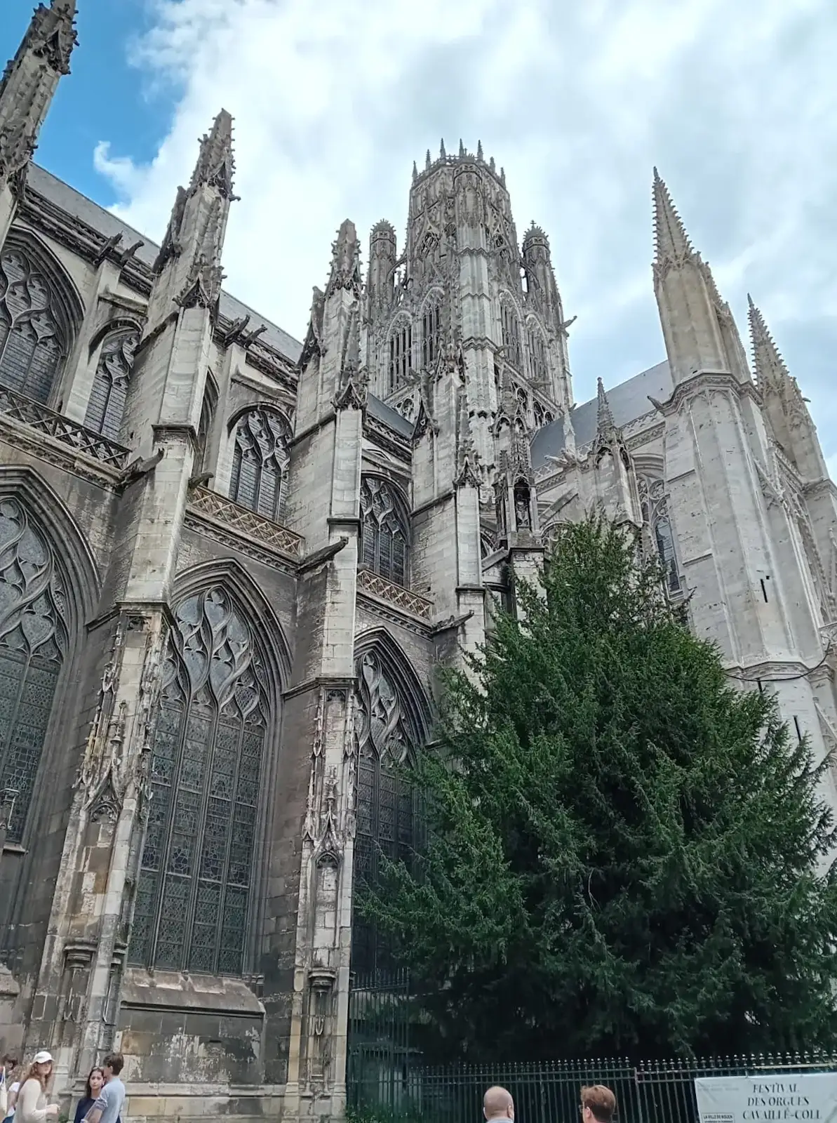 Fred's photo of the Abbatiale Saint Ouen in Rouen, from The SYWO in Normandy, and a Mini Music Festival, Mellis - 27th July 2025