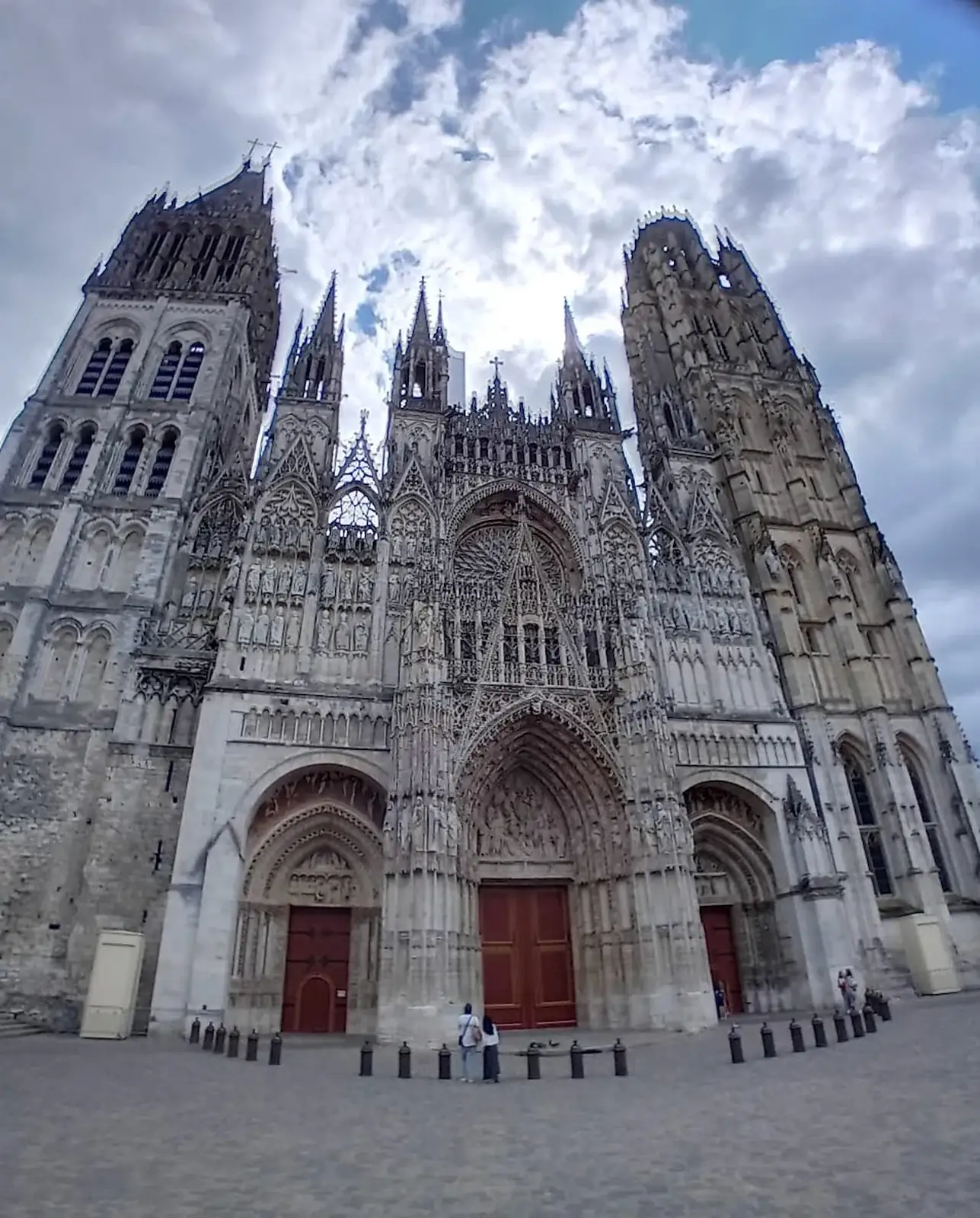 Another church: the Cathédrale Notre-Dame de Rouen, from The SYWO in Normandy, and a Mini Music Festival, Mellis - 27th July 2025