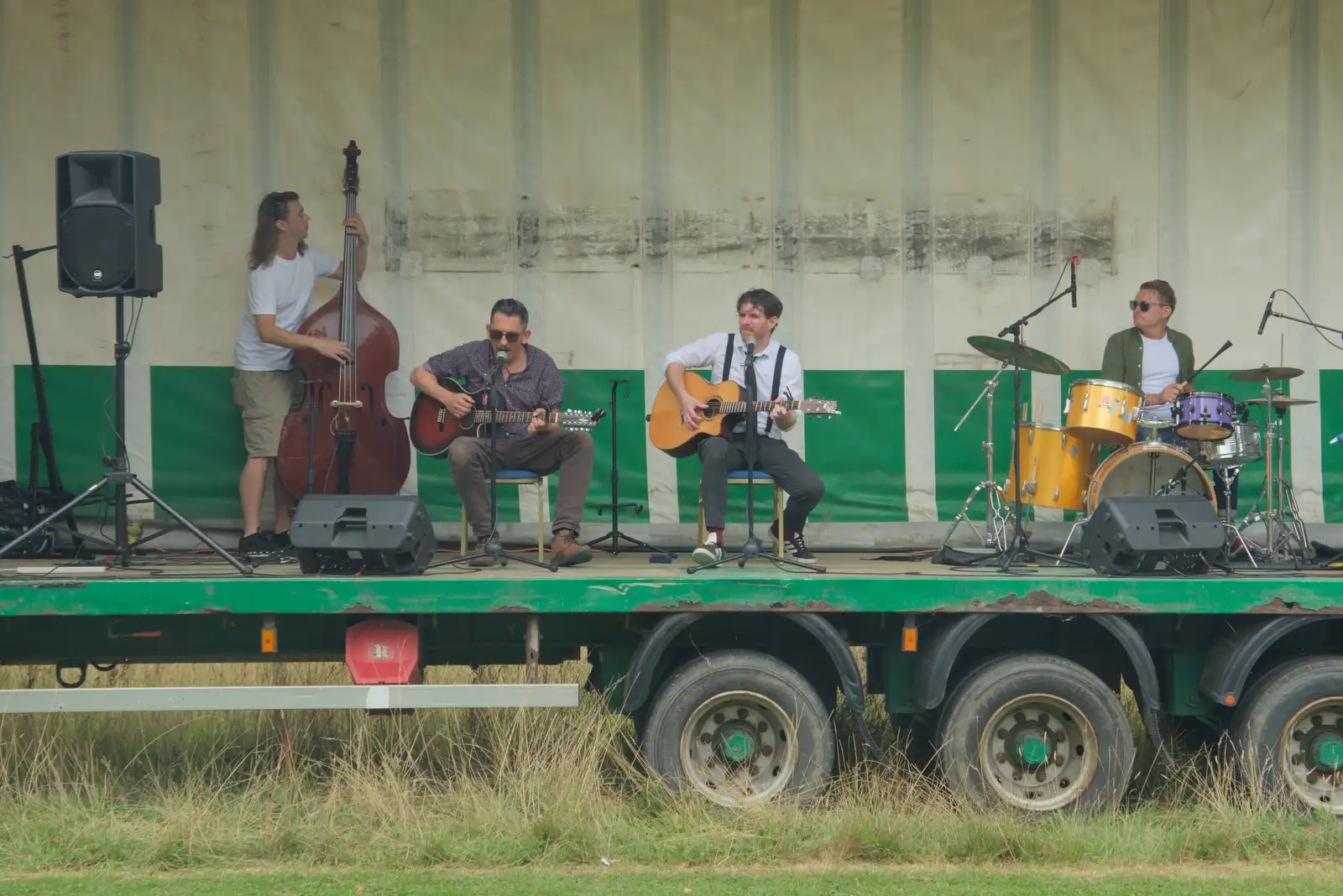 The first act in the Mellis Mini Music Festival, from The SYWO in Normandy, and a Mini Music Festival, Mellis - 27th July 2025