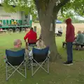 Harry lurks under a tree, The SYWO in Normandy, and a Mini Music Festival, Mellis - 27th July 2025