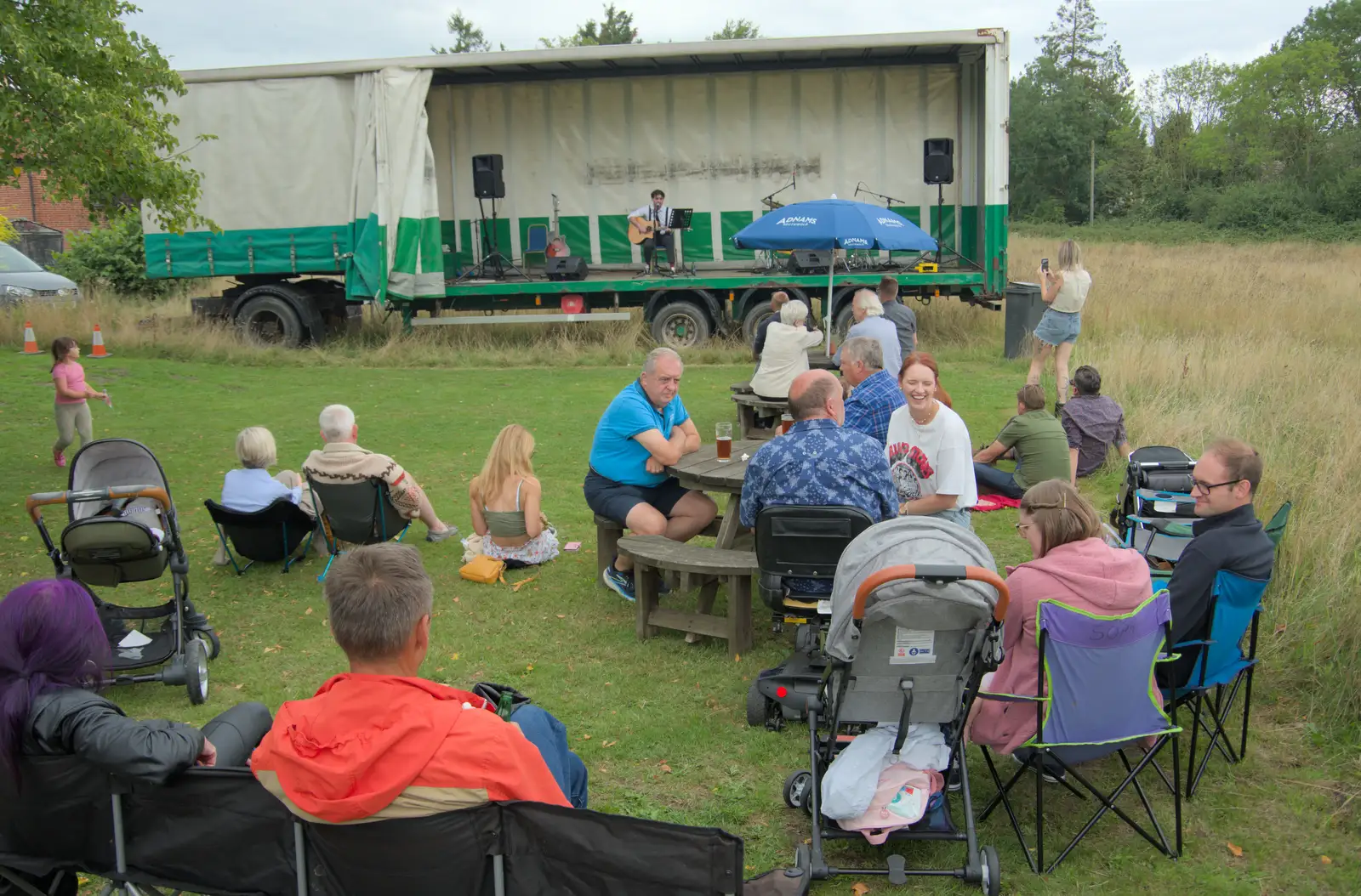 A view from the benches, from The SYWO in Normandy, and a Mini Music Festival, Mellis - 27th July 2025