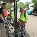 Harry unlocks the bikes, The SYWO in Normandy, and a Mini Music Festival, Mellis - 27th July 2025