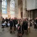 The orchestra stands up for applause, The SYWO in Normandy, and a Mini Music Festival, Mellis - 27th July 2025