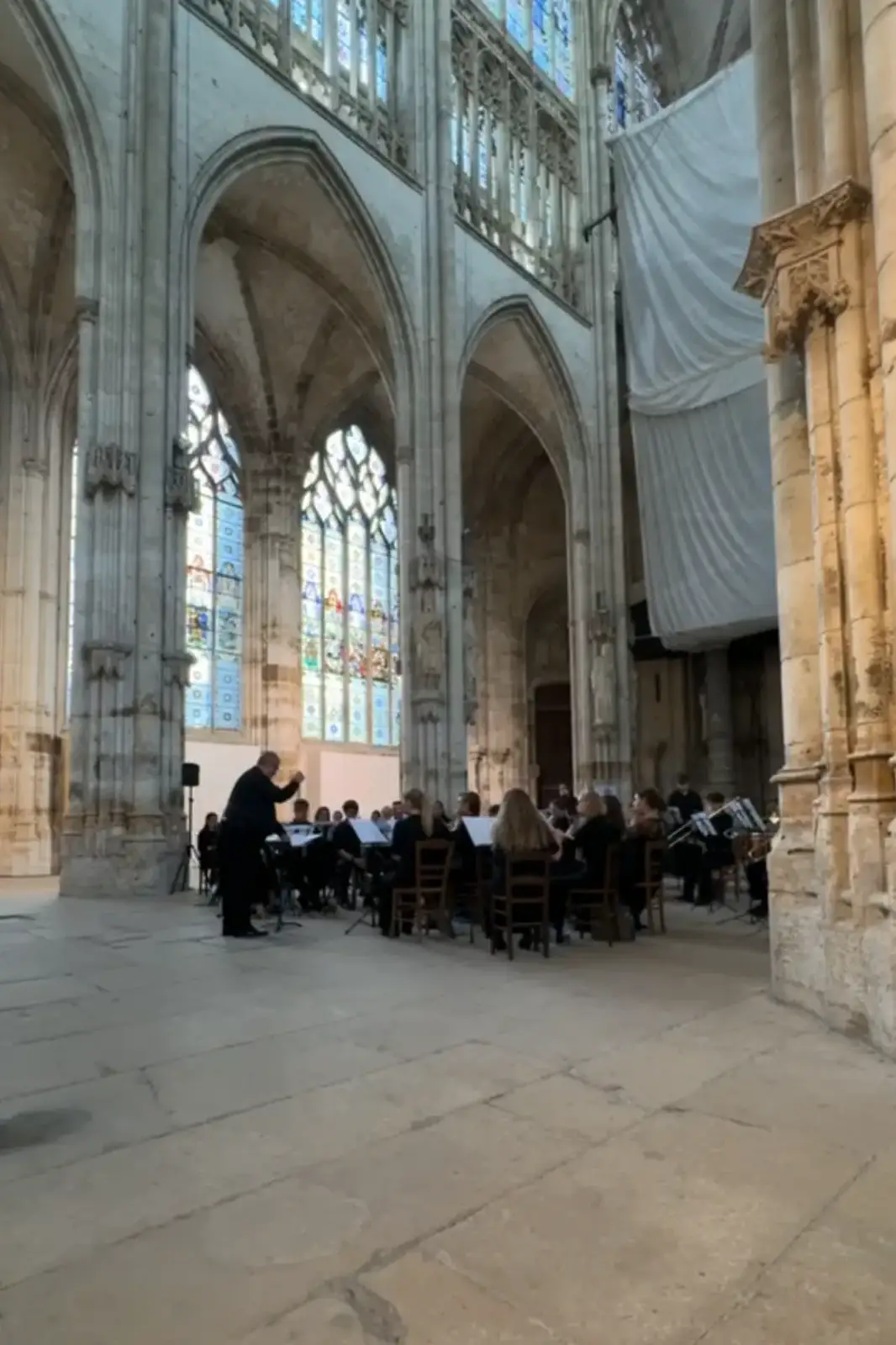 The SYWO in the Abbatiale Saint Ouen, Rouen, from The SYWO in Normandy, and a Mini Music Festival, Mellis - 27th July 2025