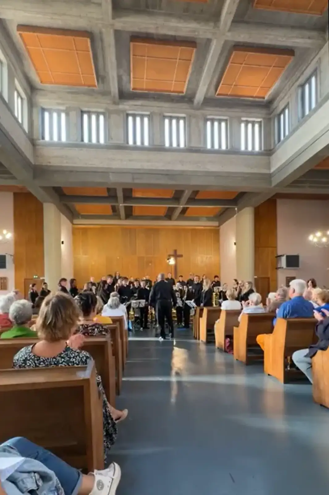 The third gig in the Temple Protestant in Le Havre, from The SYWO in Normandy, and a Mini Music Festival, Mellis - 27th July 2025