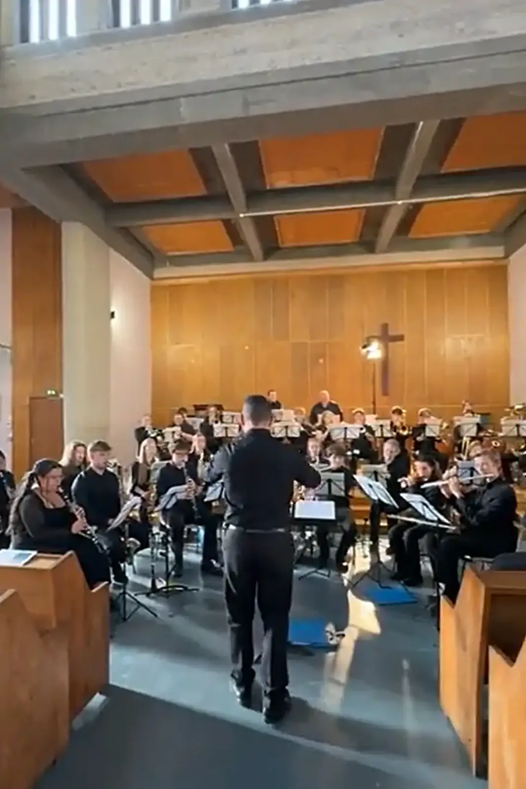 Fred's front and centre on flute, from The SYWO in Normandy, and a Mini Music Festival, Mellis - 27th July 2025