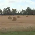 Harvest is early this year, A Visit to the Thornhams, Suffolk - 3rd August 2025