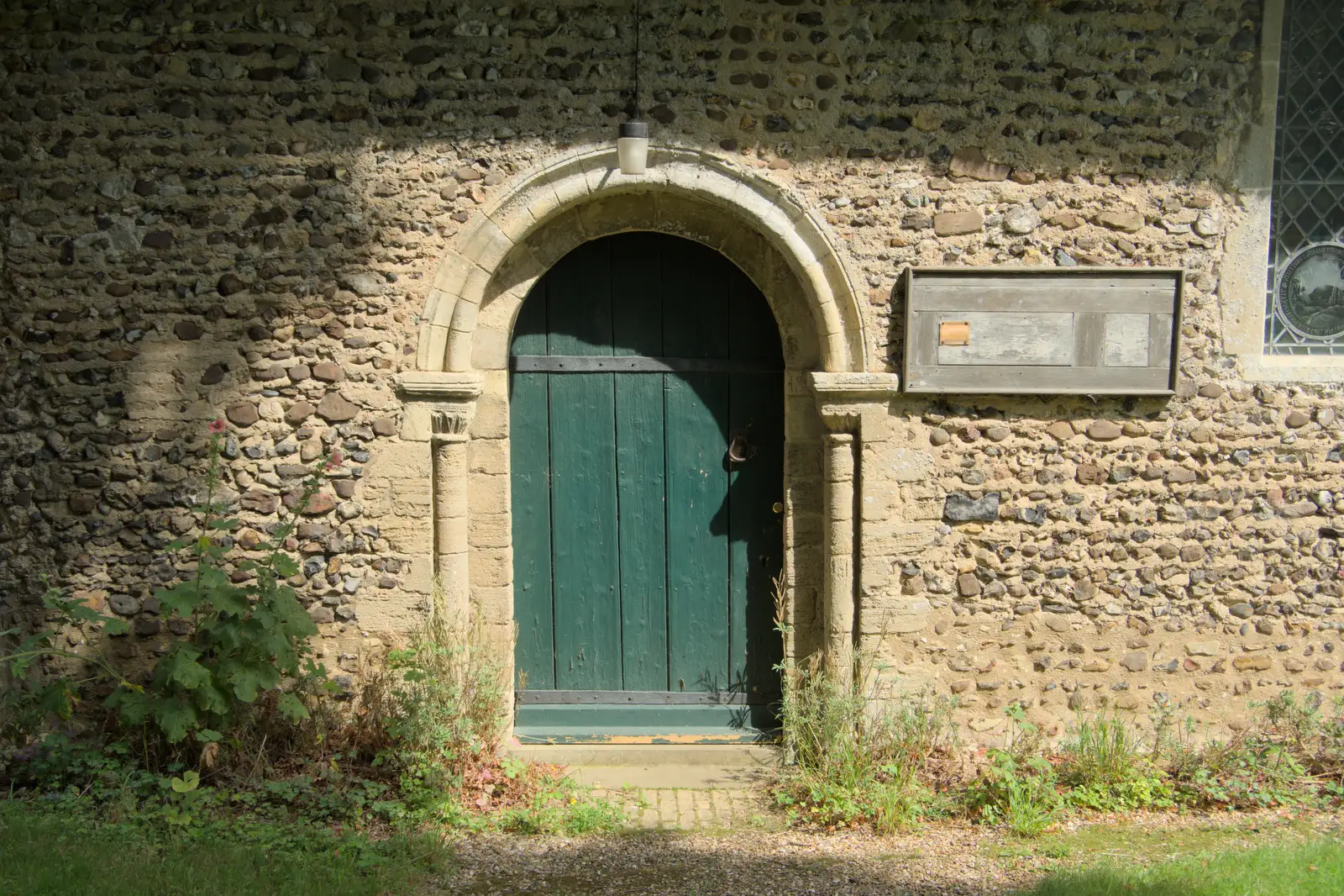 St. Mary's Norman south door, from A Visit to the Thornhams, Suffolk - 3rd August 2025