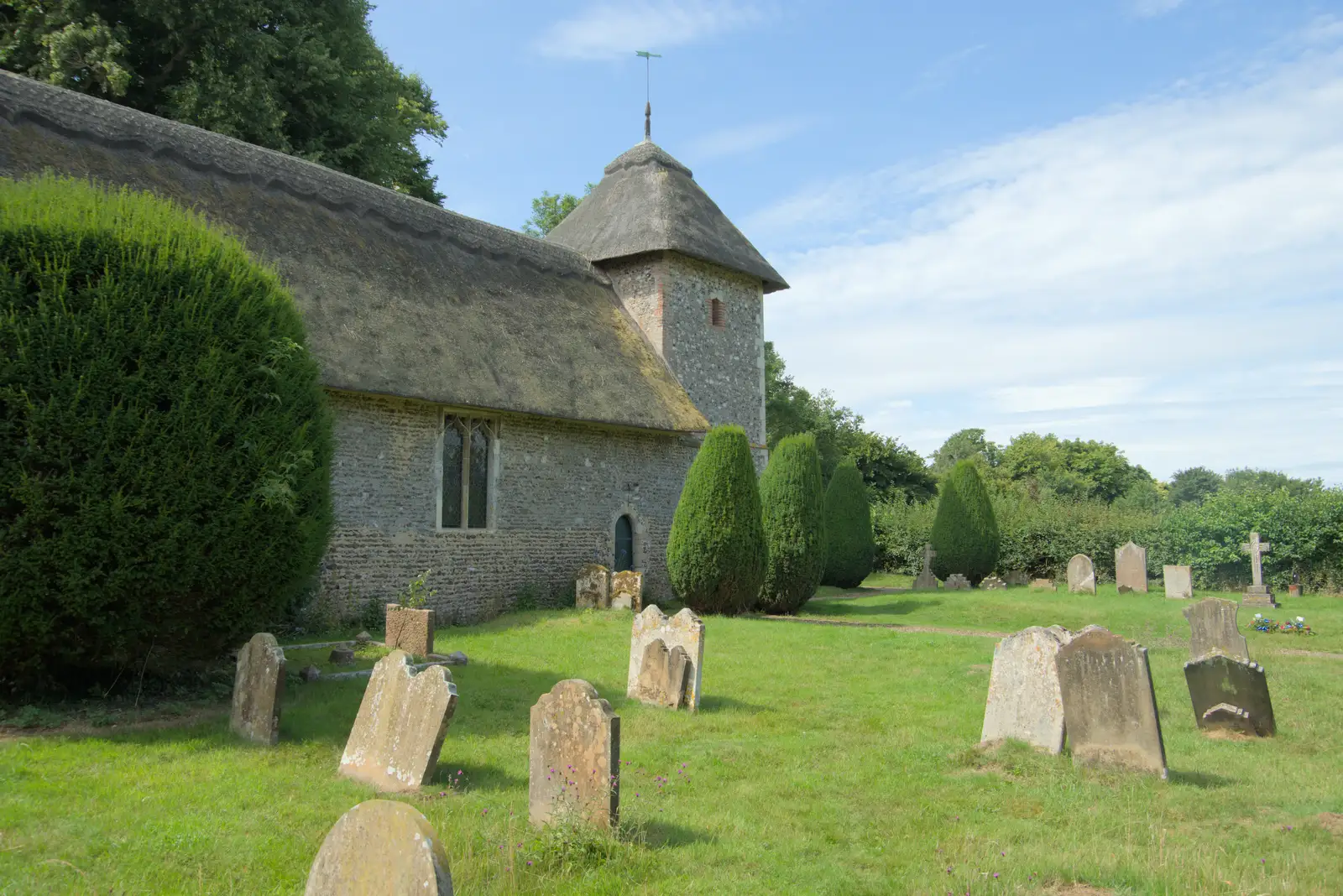 Another view of St. Mary, from A Visit to the Thornhams, Suffolk - 3rd August 2025