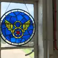 A stained-glass 8th Airforce insignia, Thorpe Abbots with Mick the Brick, and the GSB at Pulham - 13th September 2025