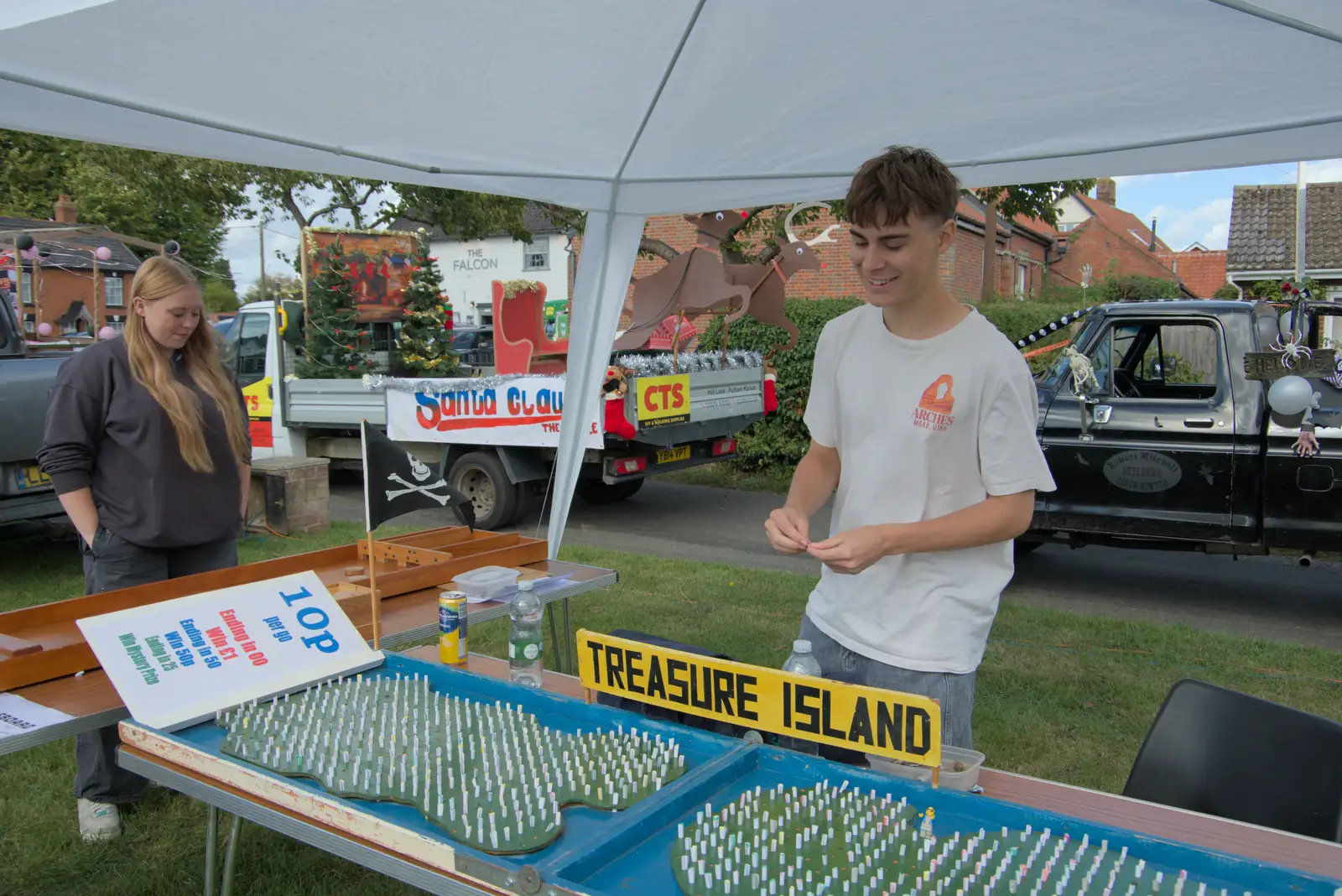 Archie's doing the Treasure Island game again, from Thorpe Abbots with Mick the Brick, and the GSB at Pulham - 13th September 2025