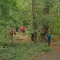 Park Runners in Thornham Woods, B17 Memorial Visit and Isobel's 100th Park Run, Thornham - 20th September 2025