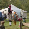 Harry stands on a pole, The GSB at the Scouts' Duck Race, The Pennings, Eye - 27th September 2025