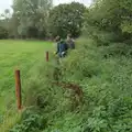 The path by Scole Plantations is a bit overgrown, A Late September Miscellany, Norfolk and Suffolk - 28th September 2025