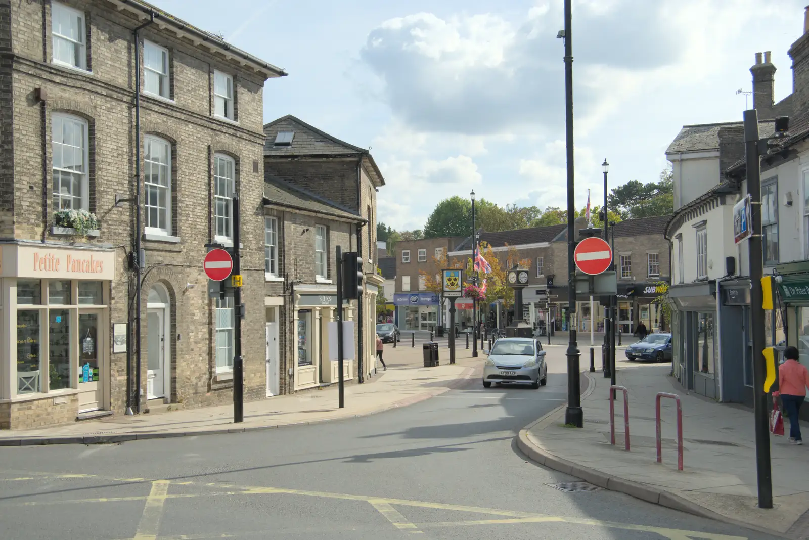 A look down Bury Street in Stowmarket, from A Late September Miscellany, Norfolk and Suffolk - 28th September 2025