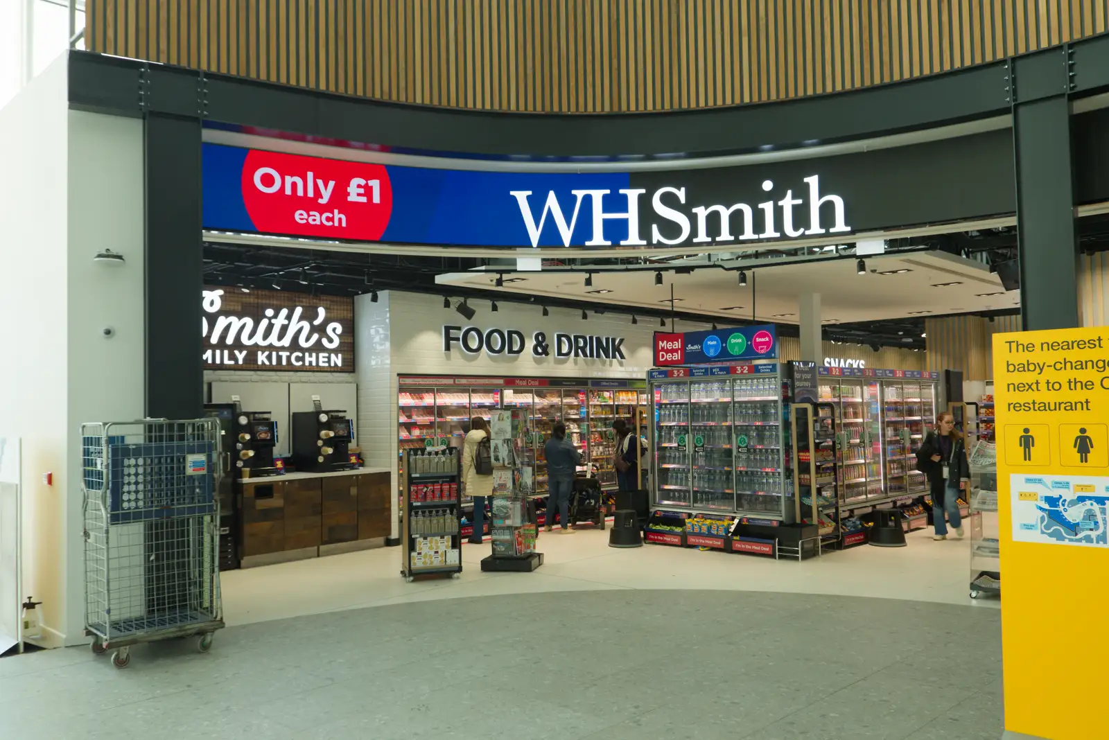 Stansted's WHSmith, from End of the Line 1: Dún Laoghaire to Howth, Ireland - 29th October 2025
