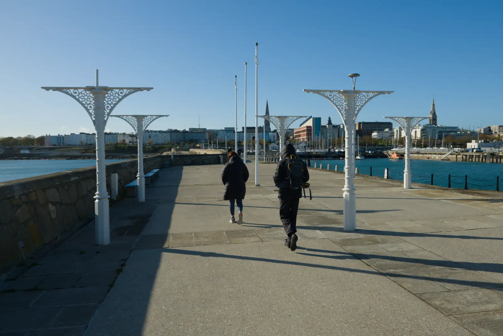 The roof of the old Victorian shelter has gone, from End of the Line 1: Dún Laoghaire to Howth, Ireland - 29th October 2025