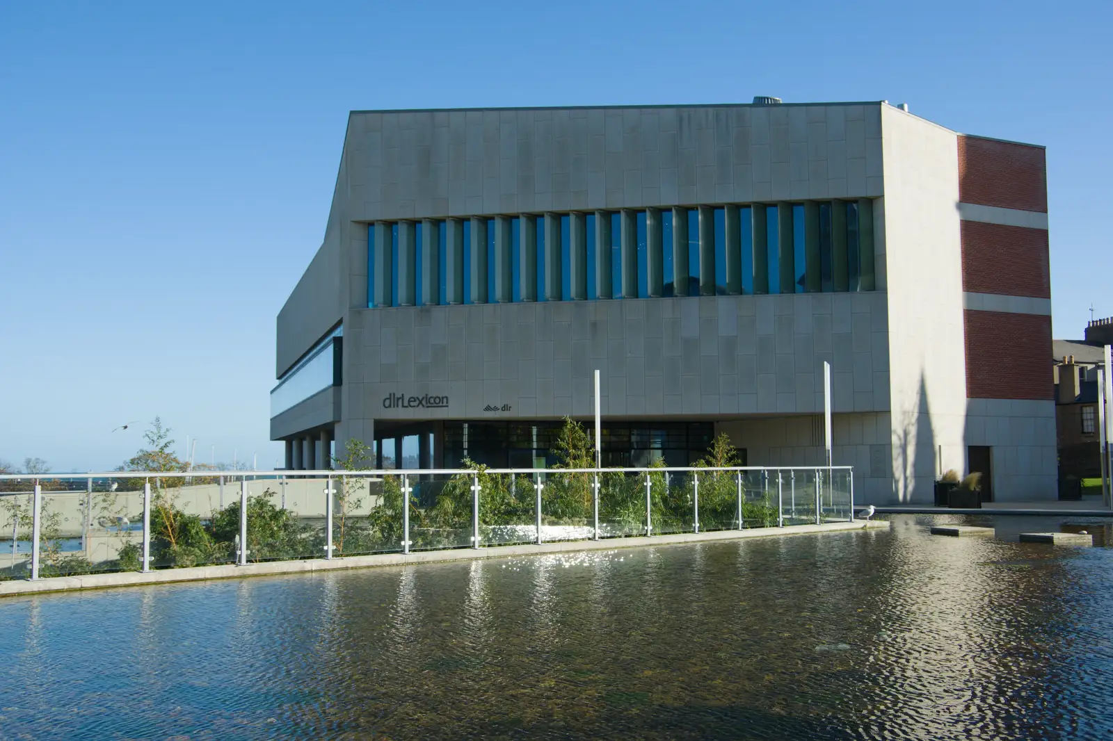 Dun Laoghaire's DLR Lexicon library, from End of the Line 1: Dún Laoghaire to Howth, Ireland - 29th October 2025
