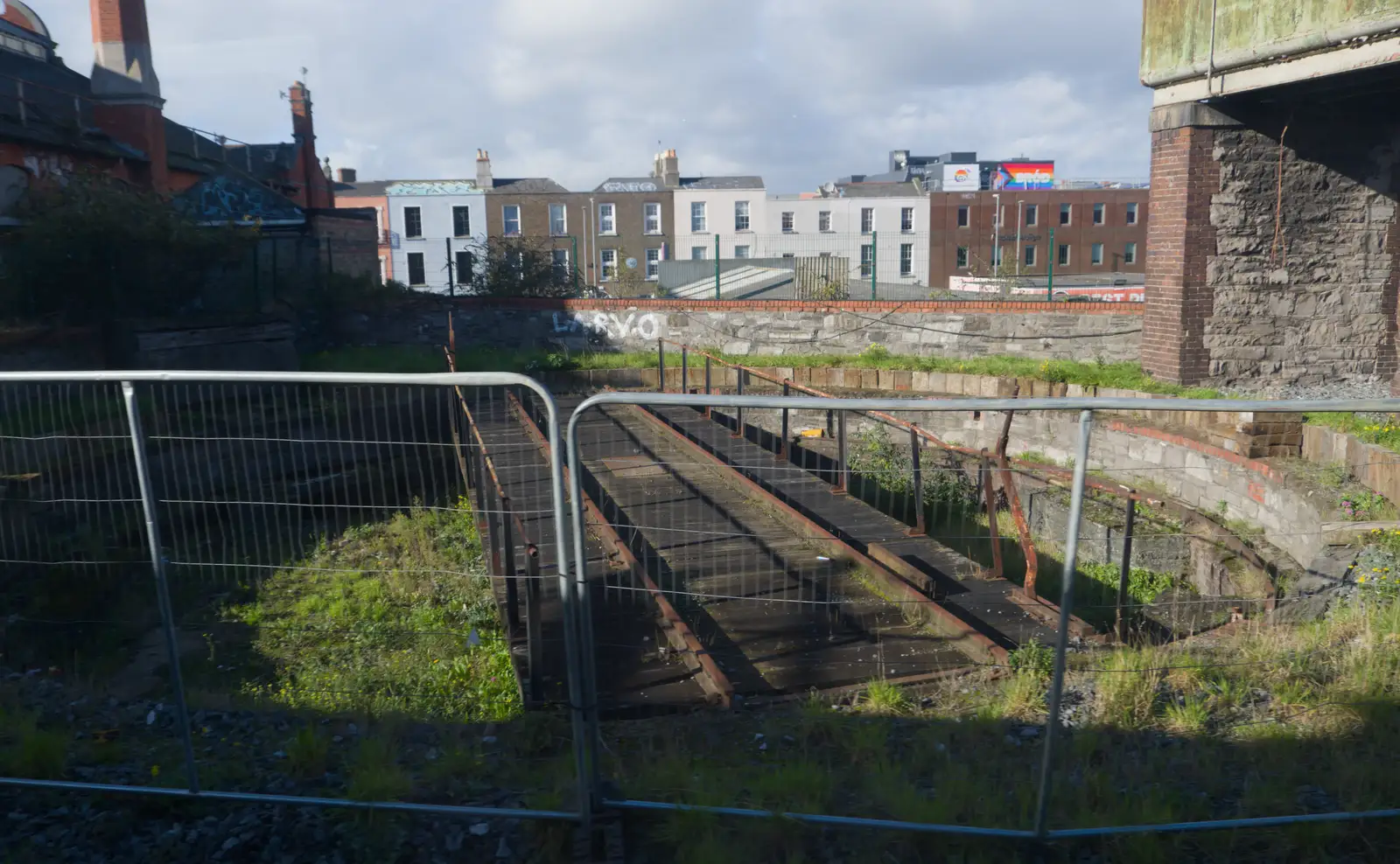 There's an old turntable near Connolly Station, from End of the Line 1: Dún Laoghaire to Howth, Ireland - 29th October 2025