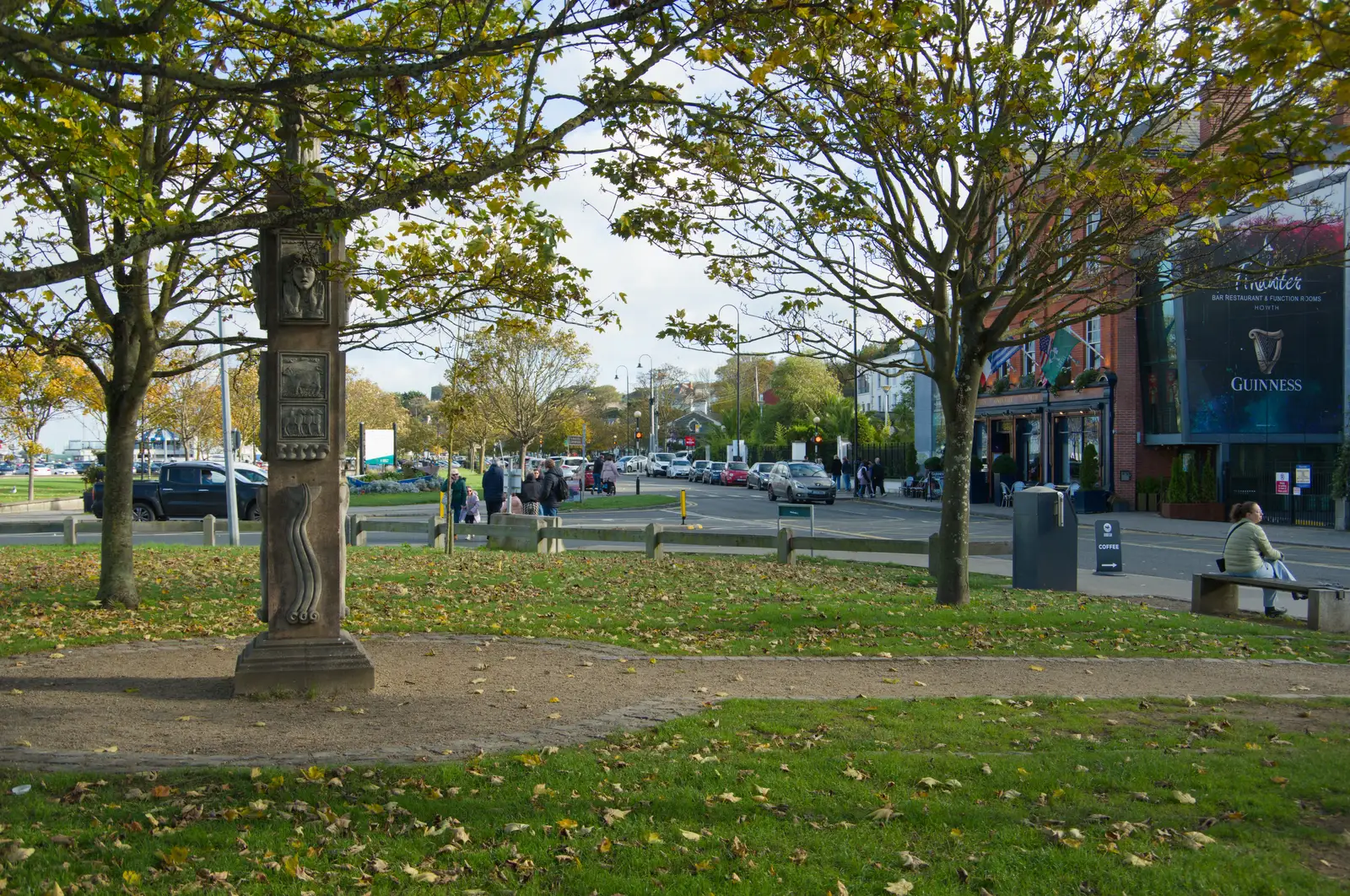 A memorial in Howth, from End of the Line 1: Dún Laoghaire to Howth, Ireland - 29th October 2025
