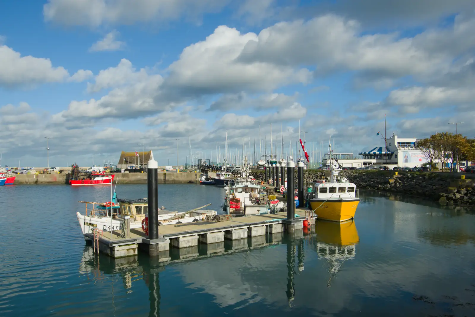 Howth harbour, from End of the Line 1: Dún Laoghaire to Howth, Ireland - 29th October 2025