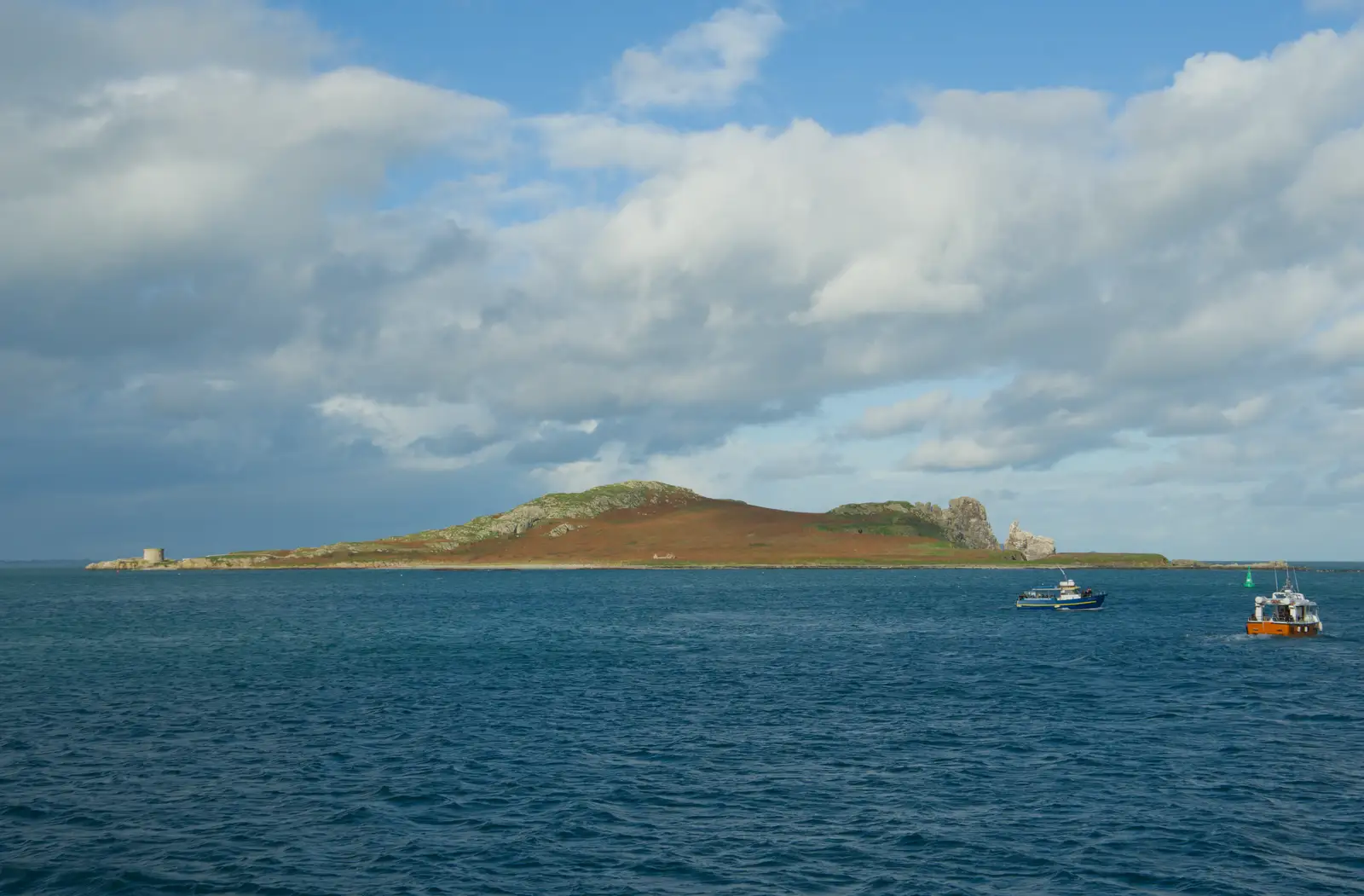 Ireland's Eye island, from End of the Line 1: Dún Laoghaire to Howth, Ireland - 29th October 2025