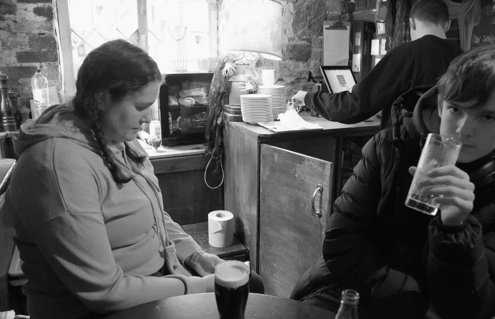 Isobel and Harry in the Bloody Stream, from End of the Line 1: Dún Laoghaire to Howth, Ireland - 29th October 2025