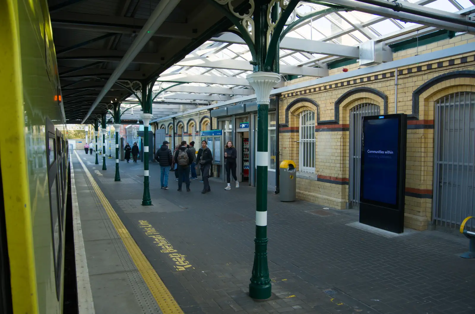 Another view of the Howth DART station, from End of the Line 1: Dún Laoghaire to Howth, Ireland - 29th October 2025