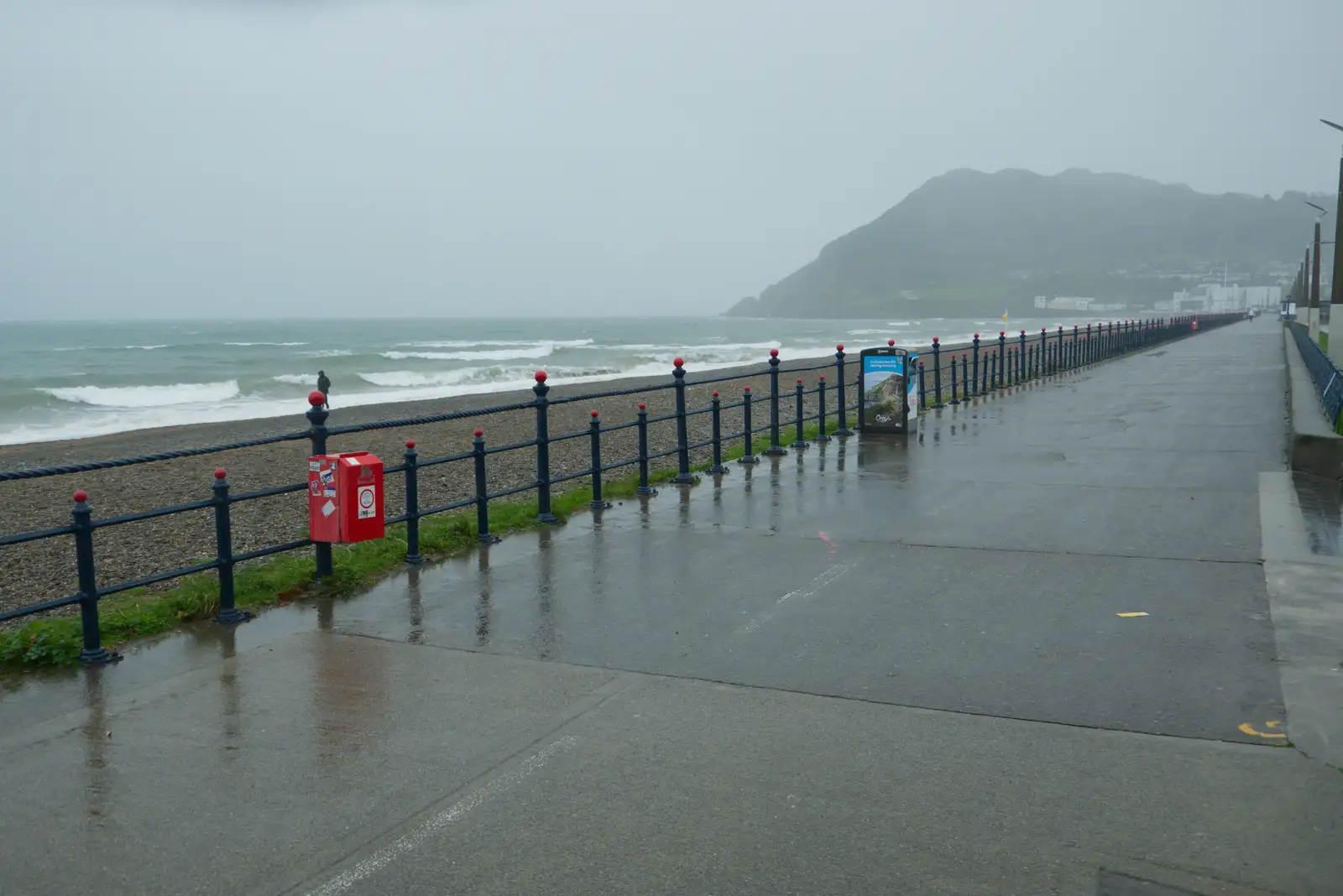 Looking down towards Bray Head, from End of the Line 2: Bré to Blackrock, County Dublin, Ireland - 1st November 2025