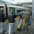 We pile off the fancy train at Dún Laoghaire, End of the Line 2: Bré to Blackrock, County Dublin, Ireland - 1st November 2025