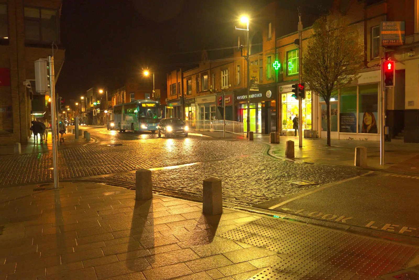 The junction of George's Street and Marine Road, from End of the Line 2: Bré to Blackrock, County Dublin, Ireland - 1st November 2025