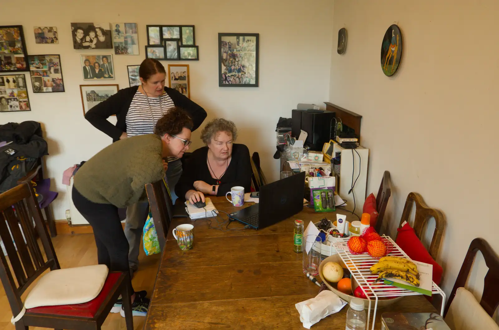 Da Wheeze is on the laptop again, from End of the Line 2: Bré to Blackrock, County Dublin, Ireland - 1st November 2025