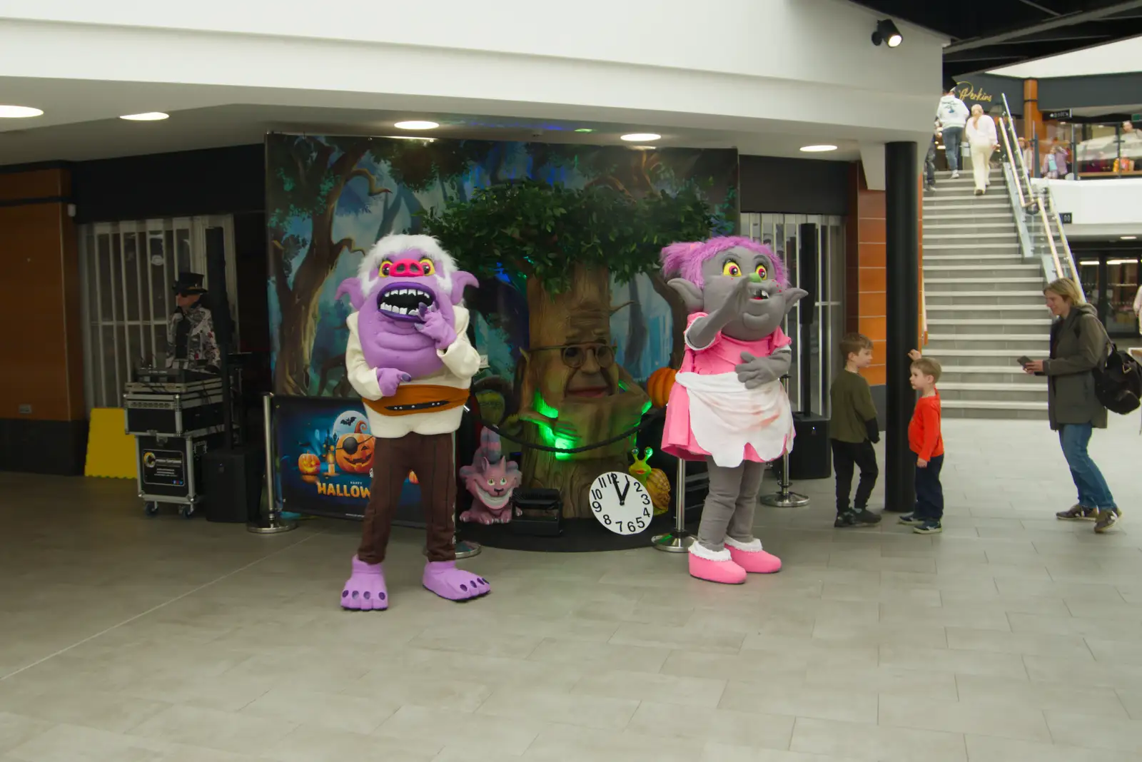 More characters in the Blackrock Centre, from End of the Line 2: Bré to Blackrock, County Dublin, Ireland - 1st November 2025