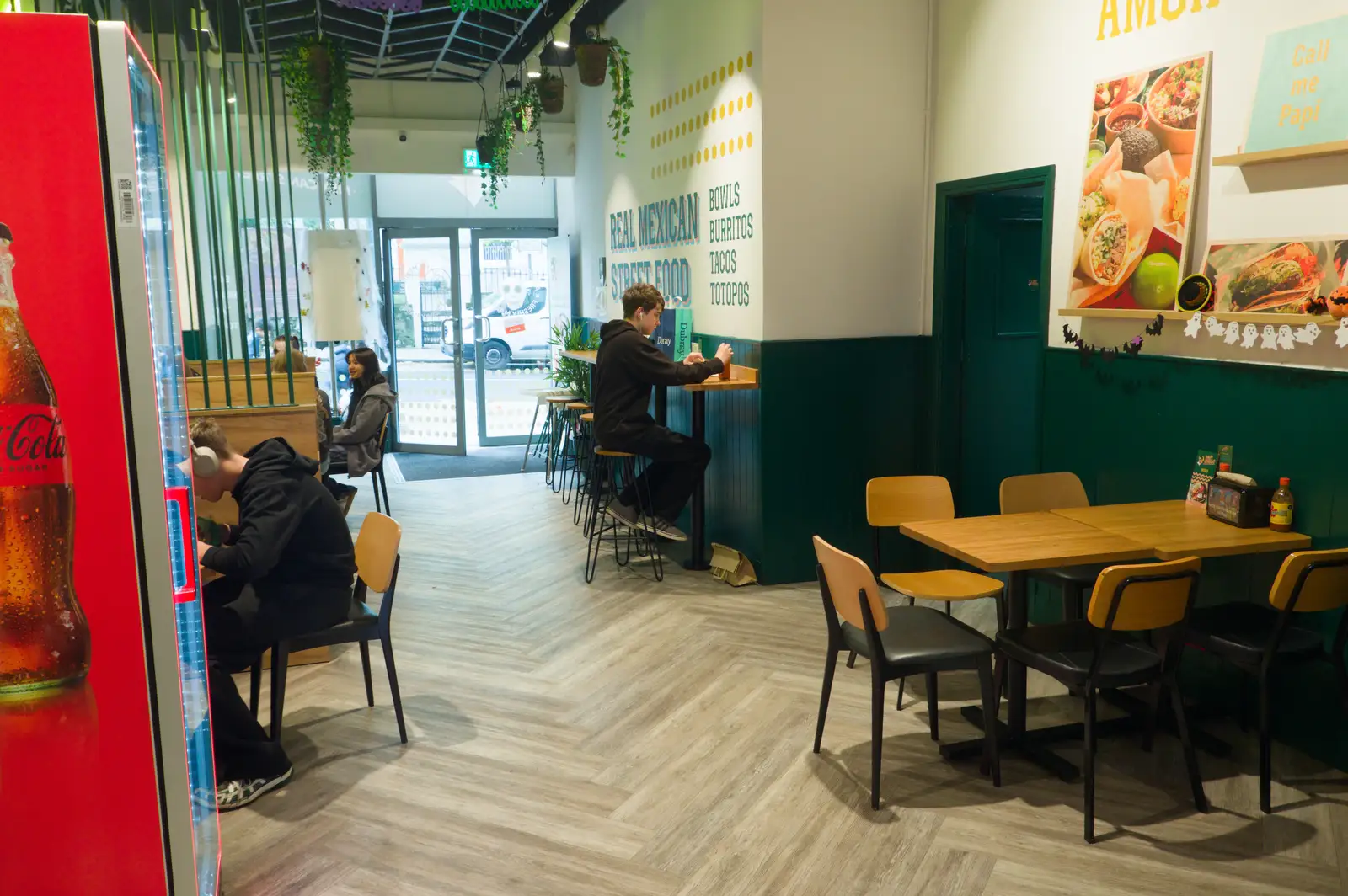 Fred in Papi Chulo Mexican, from End of the Line 2: Bré to Blackrock, County Dublin, Ireland - 1st November 2025