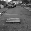 There's an abandoned pallet in the street, End of the Line 2: Bré to Blackrock, County Dublin, Ireland - 1st November 2025