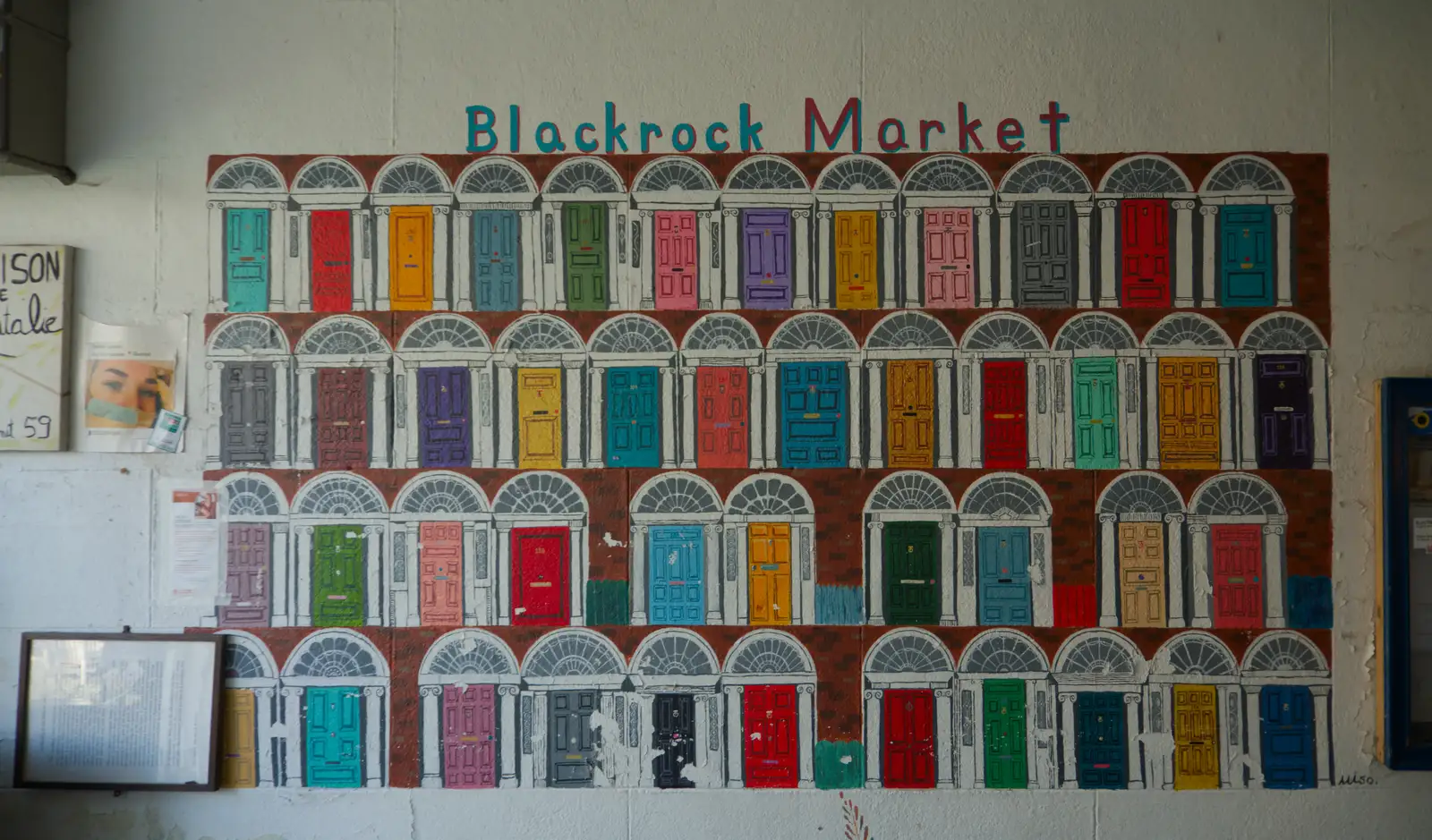 The front doors of Blackrock Market, from End of the Line 2: Bré to Blackrock, County Dublin, Ireland - 1st November 2025