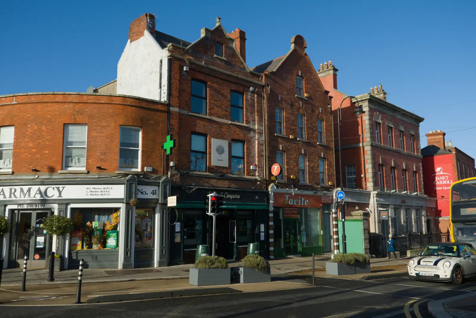 The top end of Main Street, from End of the Line 2: Bré to Blackrock, County Dublin, Ireland - 1st November 2025
