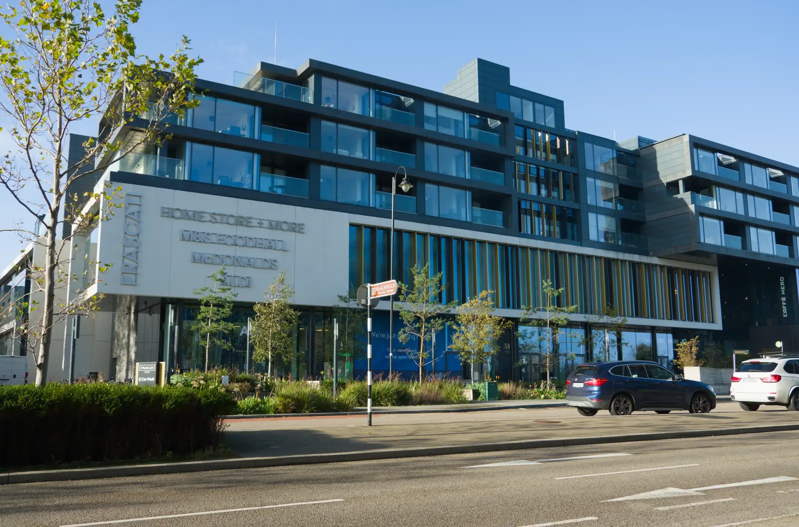 The upgraded Frascati Centre, from End of the Line 2: Bré to Blackrock, County Dublin, Ireland - 1st November 2025