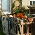 Carved pumpkins on Oliver Plunkett Avenue, End of the Line 2: Bré to Blackrock, County Dublin, Ireland - 1st November 2025