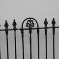 Nice iron railings, End of the Line 2: Bré to Blackrock, County Dublin, Ireland - 1st November 2025