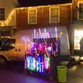 The illuminated lights, Roadworks and the Christmas Lights Switch-on, Eye, Suffolk - 5th December 2025