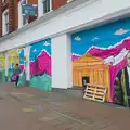 New street art on the old Tesco on Guildhall, A Visit to St. John the Baptist Cathedral, Unthank Road, Norwich - 18th December 2025