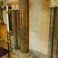 Frosterley Marble columns with fossilised crinoids, A Visit to St. John the Baptist Cathedral, Unthank Road, Norwich - 18th December 2025